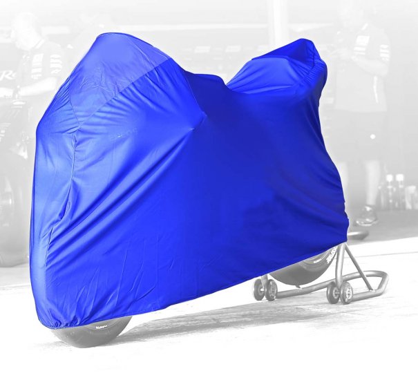 CAPIT - INDOOR MOTORCYCLE COVER "BLUE" - Click Image to Close