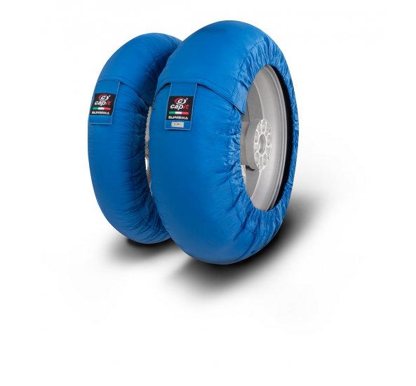 CAPIT - SUPREMA SPINA TYRE WARMERS "BLUE" 300cc 400cc SIZE - Click Image to Close