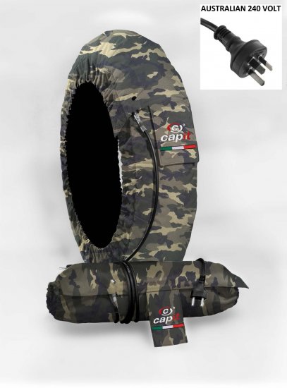 CAPIT - SUPREMA SPINA TYRE WARMERS M/XL "CAMOUFLAGE" - Click Image to Close